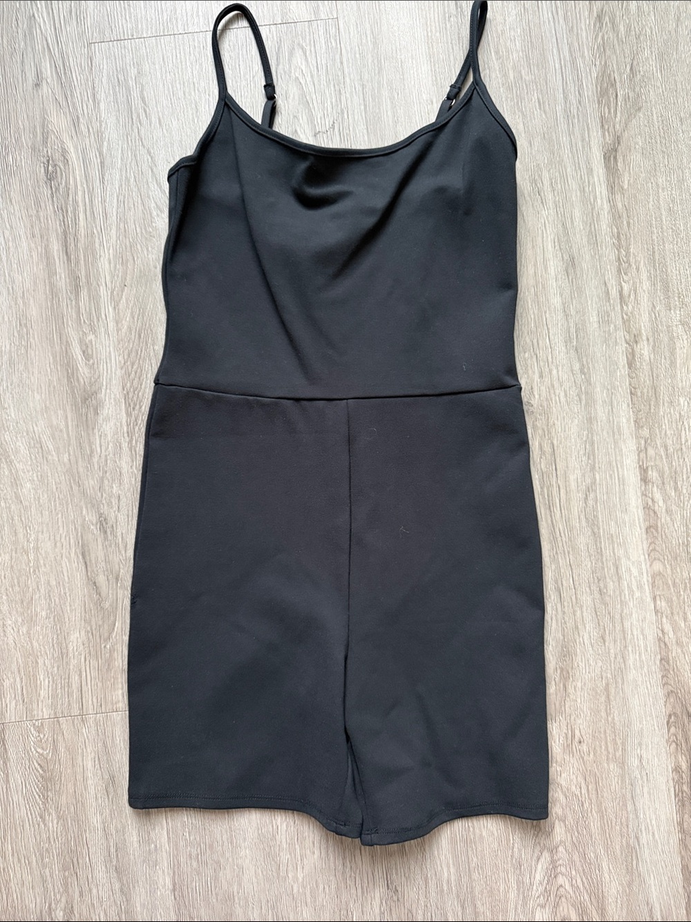 Abercrombie Black Spaghetti-Strap Romper
